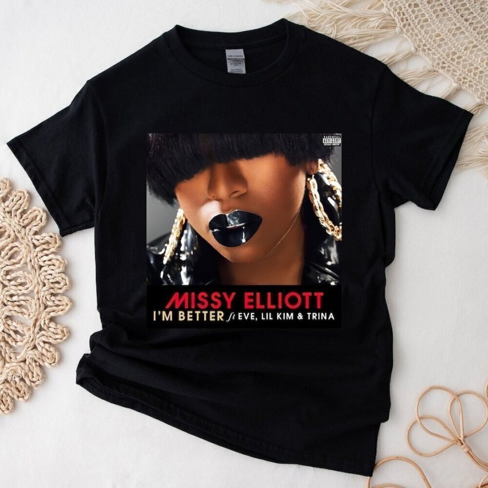Missy Elliott Im Better T-Shirt Out Of This World 224 Tour Unisex Tee